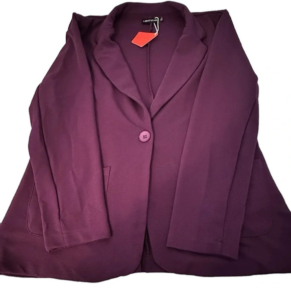 NWT MINTLIMIT Casual Long Sleeve Button Front Stretchy Cardigan Blazer - Picture 3 of 3